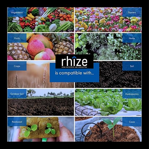 2L Vegetative Set First Part Grow Nutrient Formulation – Yield Increasing Plant Nutrient Kit – Perfectly Balanced Formulation That Doesn't Need Calmag or Bud Boosters – Easy to Use Plant Food