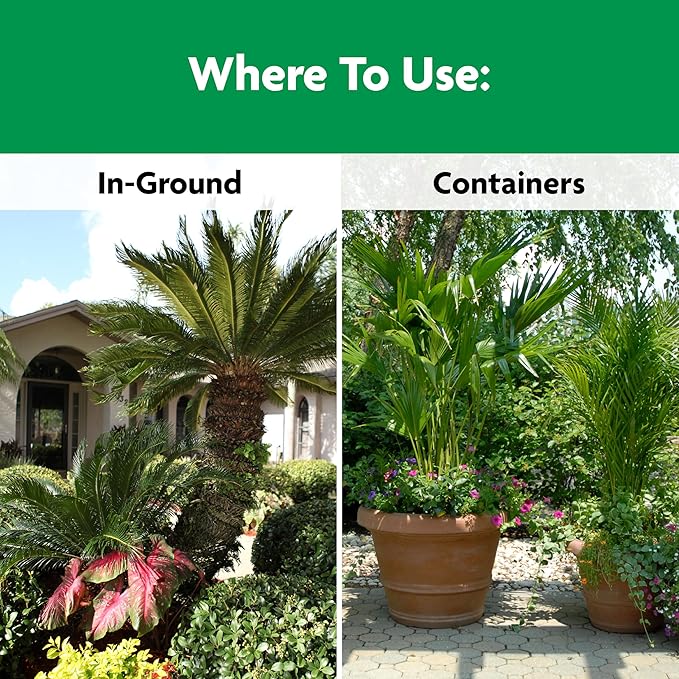Miracle-Gro Shake 'N Feed Palm Plant Food For Container and In-Ground Plants Palm Trees Cycads and Tropical Plants 4.5 lbs.