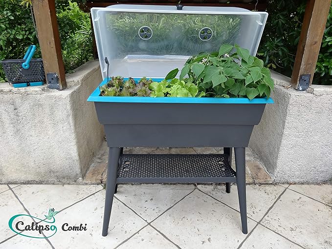 Bosmere 10.5 Gal Combi Raised Bed Planter - Turquoise