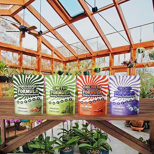 Chilihead Formula - All-in-One Fertilizer for Peppers &amp Chilies with Balanced Nutrition - Water Soluble Plant Food for Bold Harvests &amp Thriving Plants - 100 g Pouch