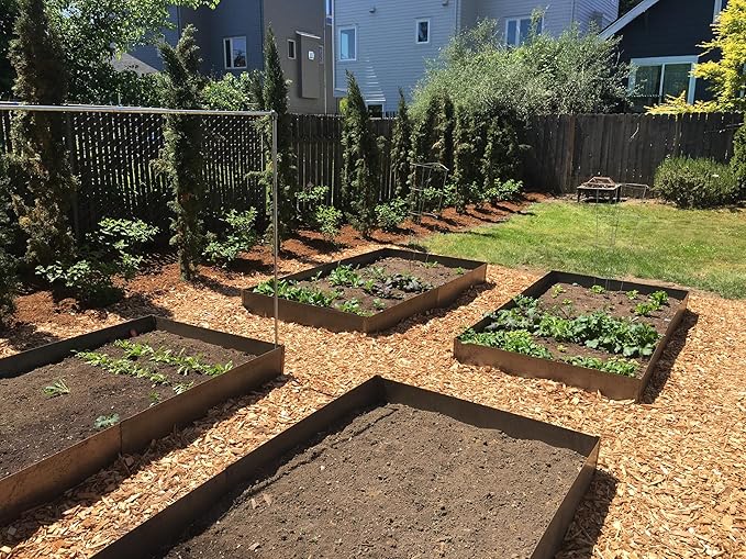 Edge Right - Raised Garden Bed Kit - COR-Ten Steel (14 COR-Ten Steel 2 FT x 2 FT)