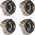 Solar Rock Light Led 4 Pack Waterproof Garden Stone Lights Outdoor Landscaping Spotlights Yard Patio Pathway Driveway …