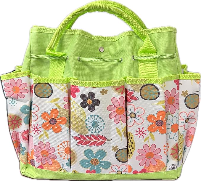 41-Piece Premium Gardening Tool Set Stainless Steel Heavy Duty Gardening Tool Kit with Non-Slip Rubber Grip Storage Tote Bag Outdoor Hand Tools Ideal Gardening Gifts for All (Pink Floral)