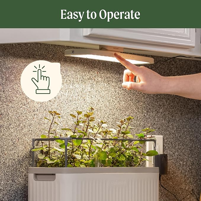 Vego Garden Grow Lights for Indoor Plants Full Spectrum LED Grow Light with Customized 5 Modes for Seed Starting Leafy Herbs Fruits &amp Microgreens 4 Packs