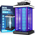 Bug Zapper Outdoor Mosquito Zapper 2 in 1 Portable &amp Rechargeable Bug Zapper Outdoor with 5000mAh Battery &amp LED Night Light 4000V Electric Fly Zapper for OutsidePatioBackyardGarden Purple