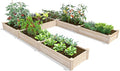 Greenes Fence Original Pine Raised Garden Bed 8' x 12' x 10.5 U-Shaped Bed - Made in USA with American Pine