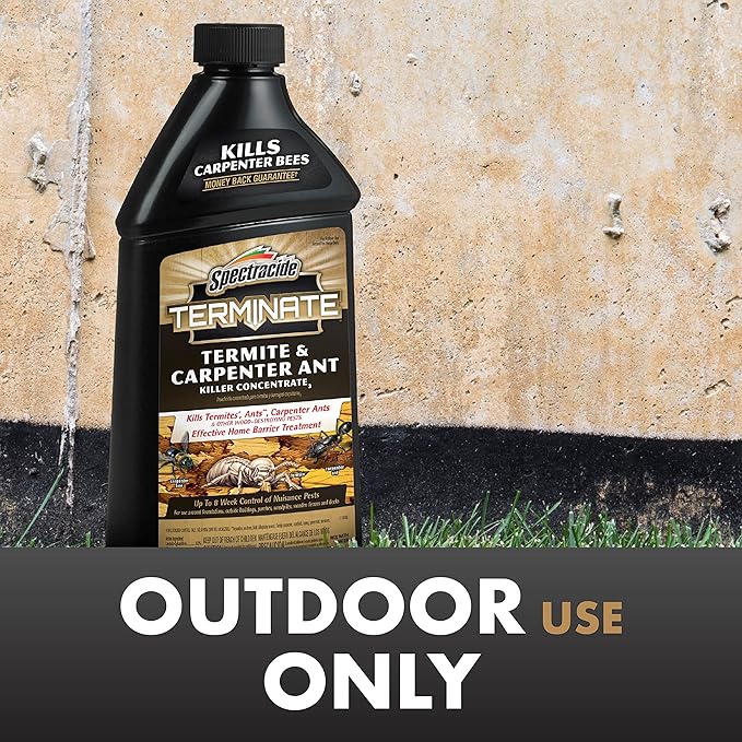 Spectracide Terminate Termite &amp Carpenter Ant Killer Concentrate Kills Termites Ants and Carpenter Ants 32 fl Ounce