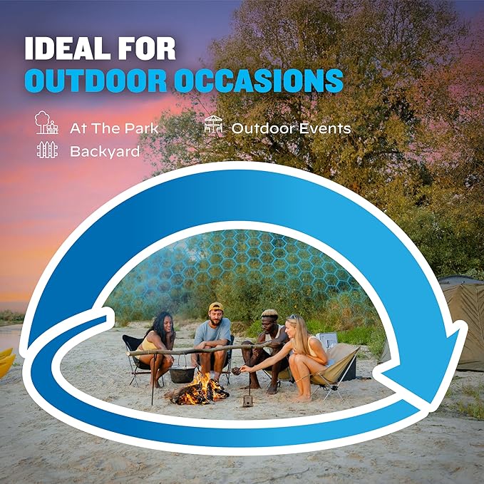 Thermacell Mosquito Repellent Rechargeable Adventure EX-Series EX90 Patio Shield with 9-Hour Battery Includes 12-Hour Refill Rubber Armor &amp Carabiner Scent Free Bug Spray Alternative