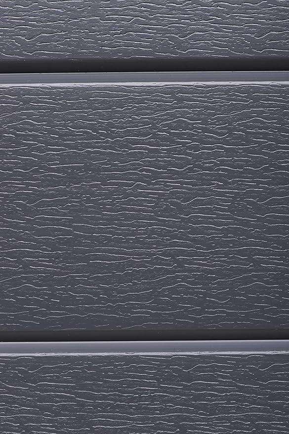 NuVue Products 26021 Outdoor Elevated Garden Bed for Growing Edible Plants and Flowers BPA-Free Woodgrain Panel Elevated Planter Box 35.5” L x 15” W x 32” H Dark Gray