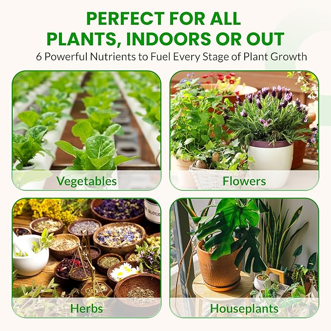 Humboldts Secret Starter Kit Pack | Indoor and Outdoor Plant Fertilizer and Hydroponic Nutrients | Base A &amp B CalMag and Iron Golden Tree Flower Stacker Plant Enzymes | Complete Garden System