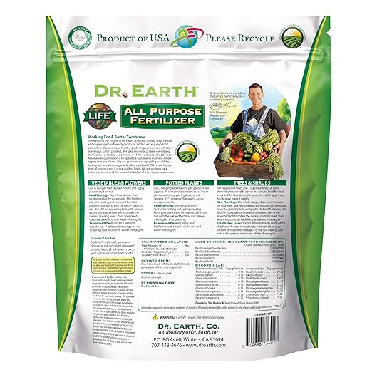 Life All-Purpose Organic Fertilizer 5-5-5 4-Lbs.