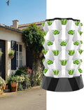 Hydroponics Growing SystemHydroponics Growing Sys for Indoor GardeningVertical Aeroponic Tower Garden to Grow Fruits VegetablesAero Gardening Sys &amp Hydroponic KitYellow-64holes