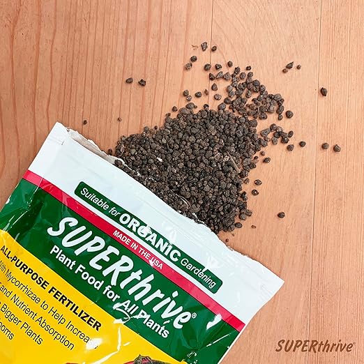 SUPERthrive Plant Vitamin Solution 4 oz. + Organic 4-4-4 All-Purpose Fertilizer Set 2 Pack