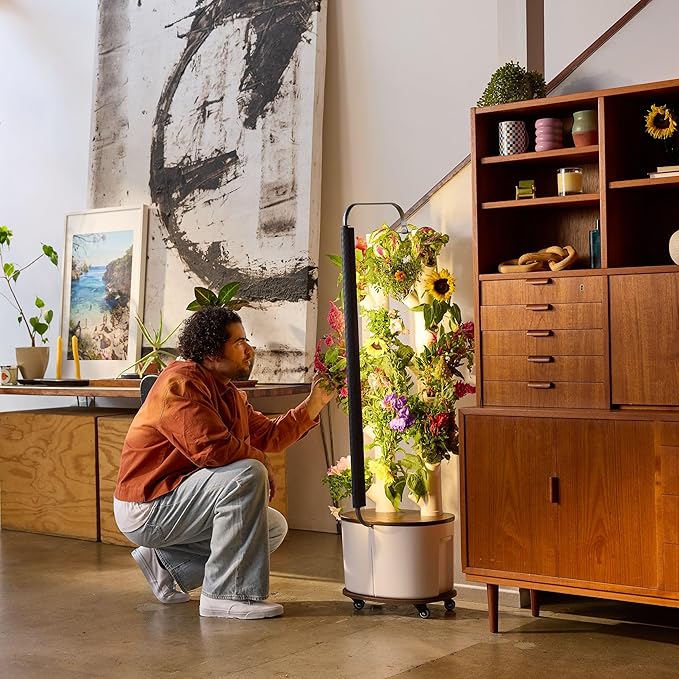 Gardyn Studio Dolly (a Rolling Cart Designed to Make Your Hydroponics Growing System Kit &amp Indoor Garden Tower Mobile) Easily Move Your Throughout Your Home While Protecting Your Floors