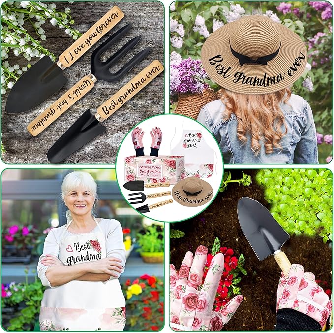 Grandma Garden Tool Set Gifts for Grandma Women Garden Tool Set Outdoor Horticulture Starter