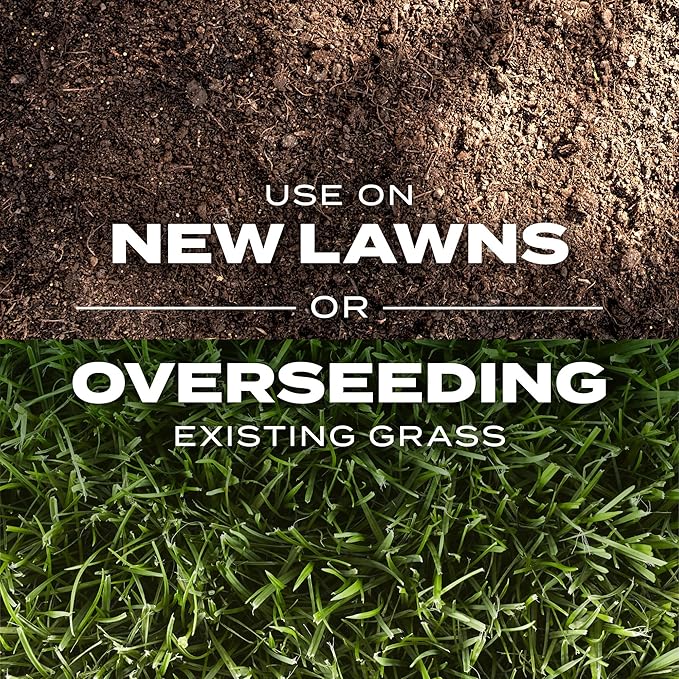 Scotts Turf Builder Rapid Grass Sun and Shade Mix Combination Seed and Fertilizer Grows Green Grass in Just Weeks 2.4 lb.