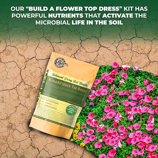 BuildASoil Build-A-Flower Top Dress Kit - Half Cubic Foot