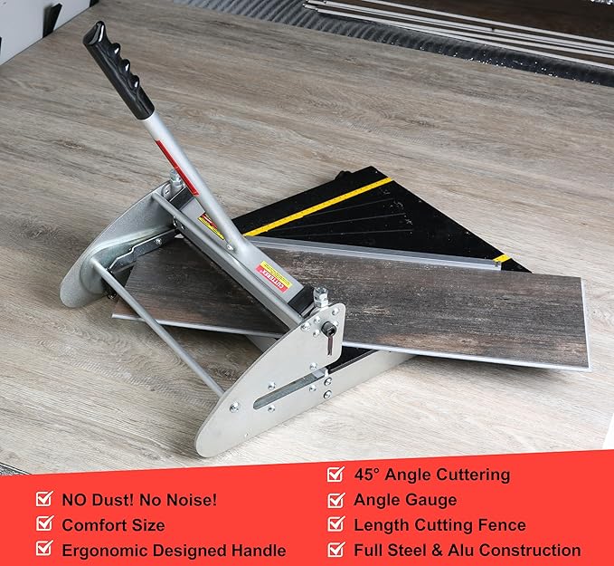 13 INCH 360° VINYL Floor Cutter for VCT LVT PVC Rubber Floor and VINYL Plank