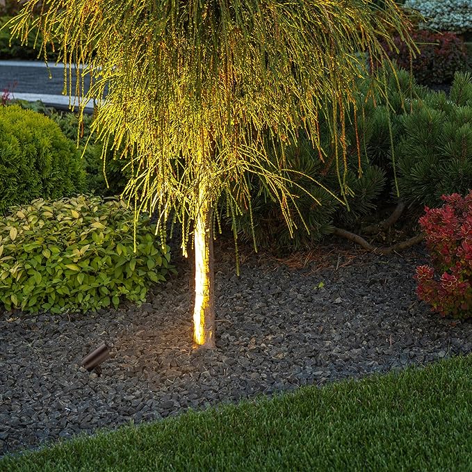 WAC Limited Landscape Lighting 12V Accent and Spot Light 30 Degree Narrow Beam Angle with 5-CCT Selectable in Bronze