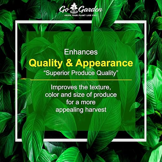 Go Garden Sulphur 90% WG Micronutrient Fertilizer 900G - Enhances Yield Quality &amp Quantity Ideal for Fruits Flowers Vegetables Efficient Sulphur Release Plant Growth Booster
