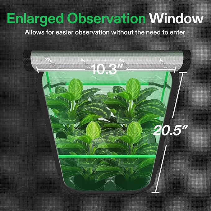 VIVOSUN LumaLight 100W LED Grow Light and P224 24×24×48 PRO Grow Tent with Thick 1 inch Poles Strengthened High Reflective Mylar Oxford Fabric &amp Extra Hanging Bars