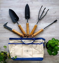 Gardener's Essential Tool Set Garden Tote Farmhouse Garden Tools Garden Bag Gift for Gardeners