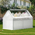 Raised Garden Bed with Self-Watering System 6x3x2 ft Elevated Planter Boxes Outdoor with PE Cover Galvanized Raised Beds for GardeningVegetablesFlowers Backyard Patio