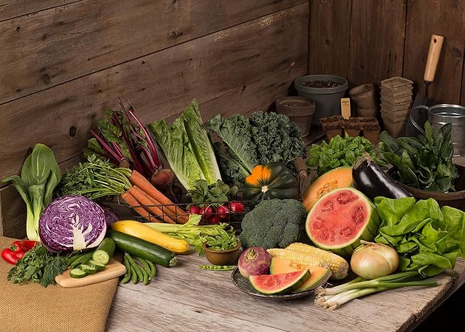 Vegetable and Herb Seeds Variety Pack for Home Garden Planting AB