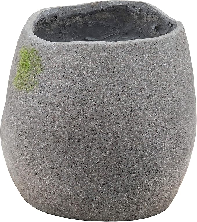 Generic Resin 9 H NO Speak Planter Gray
