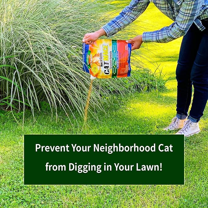 Nature's Mace Cat Mace Cat Repellent Outdoor Granular Deterrent Stop Cats Keep Cats Away for Yard Garden Anti Cat Pee No-Dig Training Tool 6 lb Safe to Use Around People Pets Plants