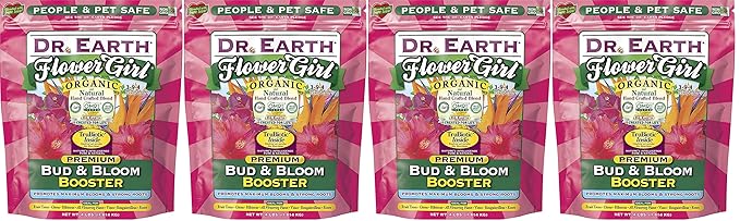 Flower Girl Bud &amp Bloom Booster Organic 3-9-4 Formula 4-Lb. Bag