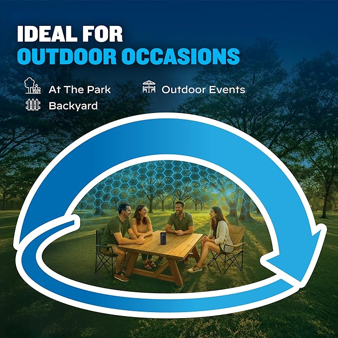Thermacell Mosquito Repeller Patio Shield Includes 12-Hour Refill Highly Effective Mosquito Repellent for Patio Bug Spray Alternative Scent Free No Candles or Flames