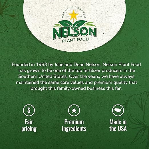 Nelson Plumeria Plant and All Flowering Tropicals Food Ferns Orchids Lilys In Ground Container Patio Grown Granular Fertilizer NutriStar 5-30-5 (4 lb)