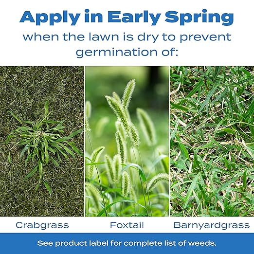 Scotts Halts Crabgrass &amp Grassy Weed Preventer - Pre-Emergent Weed Killer for Lawns For Up To 5000 sq. ft. 10.06 lbs. (2-Pack)