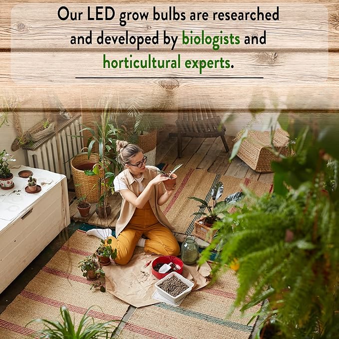 Norb NorbBOTANIC UFO 40W LED Grow Light - Full Spectrum Sun-Spectrum™ for Indoor Plants Hydroponics Greenhouse Herbs Vegetables Hemp. Mimics Sunlight High-Intensity Energy-Efficient E26