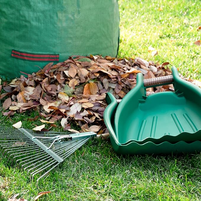 MEKKAPRO Leaf Scoops and Claws V2.0 1-Pair (2 Pieces) Sturdy Ergonomic Grip Leaf Rake Large Hand Held Garden Rake Grabbers for Leaf Garden Claw for Lawn Grass Removal