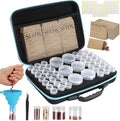 48 Slots Seed Storage Organizer Box Garden Vegetable Plant Flower Seeds Saving kit with Write Label Funnel Tweezer 2 Sizes Storage Bottles