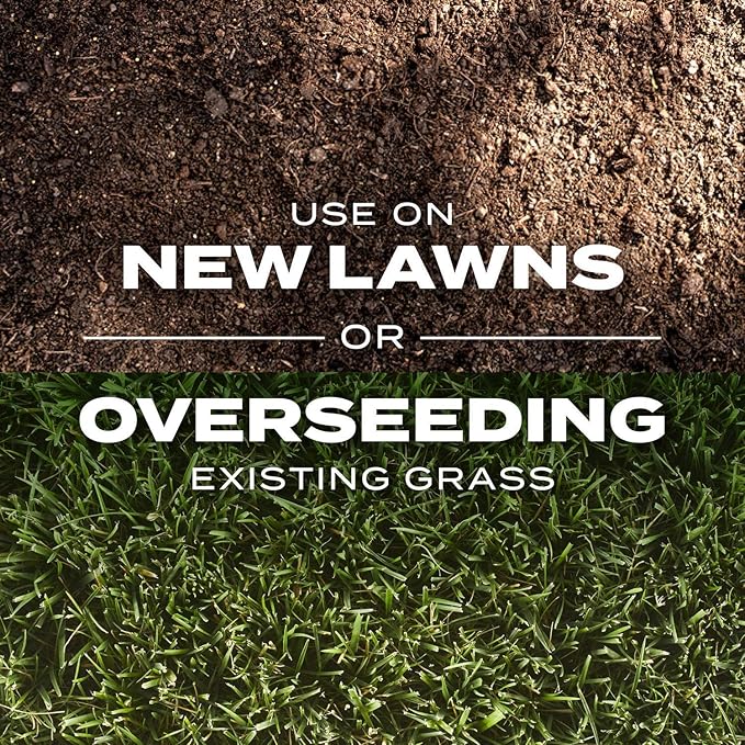Scotts Turf Builder Rapid Grass Tall Fescue Mix - Combination Grass Seed and Fertilizer for Lawns Lawn Seed That Grows in Just Weeks 16 lbs.