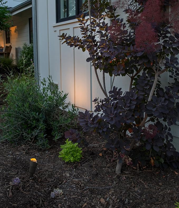 FX Luminaire by Hunter RS-LED20WFL-BZ - Up Light Fixture Aluminum Housing &amp Bronze Finish (4W 2700K 35 Degree MR16 LED)