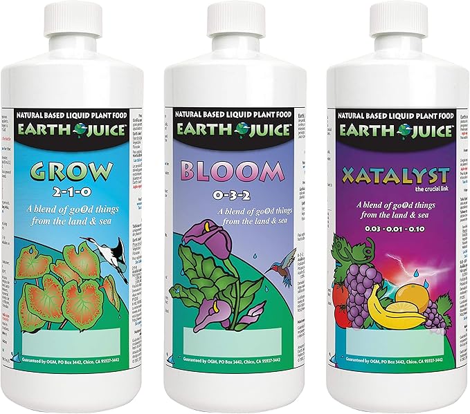 ARZER Earth Juice Hydroponic &amp Indoor Gardening Starter Kit Plant Fertilizer and Nutrients