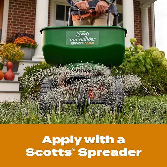 Scotts Turf Builder WinterGuard Fall Weed &amp Feed5 Weed Killer Plus Fall Fertilizer 4000 sq. ft. 11.28 lbs.