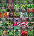 Hydroponic &amp Indoor Garden Seed Kit – 20 Compact Heirloom Vegetable &amp Herb Varieties | Apartment Small-Space Patio &amp Vertical Tower Growing | Family Garden Gift – Survival Garden Seeds