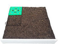 3 x 3 Square Foot Design Stack-able White Vinyl Raised Garden Bed