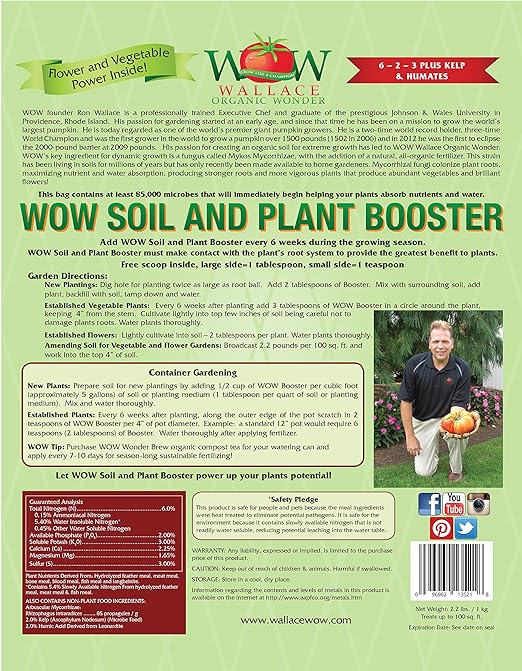 Wallace Organic Wonder Soil and Plant Booster