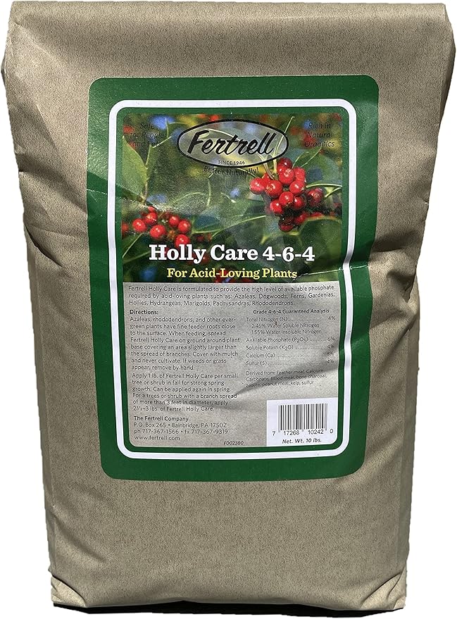 Holly Care 4-6-4 Azalea Rhododendron Organic Fertilizer 10lb or 25lb