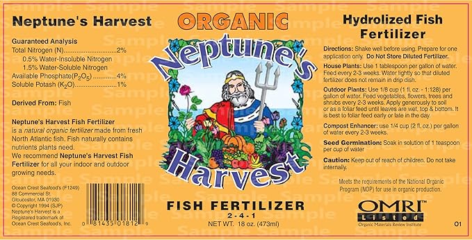Organic Fish Fertilizer 1-Pt.