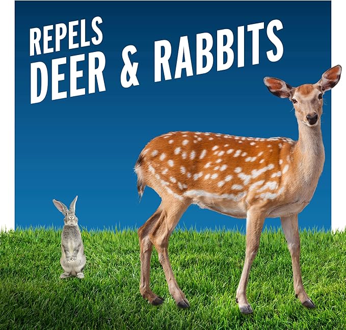 Liquid Fence Deer And Rabbit Repellent Concentrate 40 Ounces Apply Year-Round