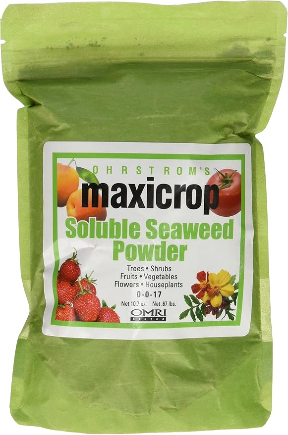 MaxiCrop Pure Seaweed Extract Soluble Powder 0-0-17 10.7-Ounce