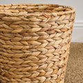 Water Hyacinth Woven Round 11 Storage and Planter Basket