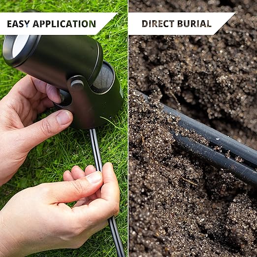 Wirefy 10/2 Low Voltage Landscape Wire 200 ft | Low Voltage Landscape Lighting Wire | Pure Copper | Outdoor Direct Burial | 10-Gauge 2-Conductor 200 Feet